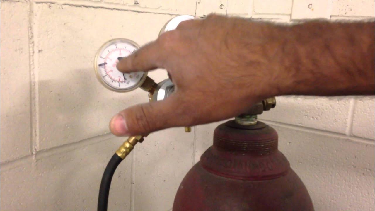 MIG Welder Safety 4 of 7 Turning on the shielding gas YouTube