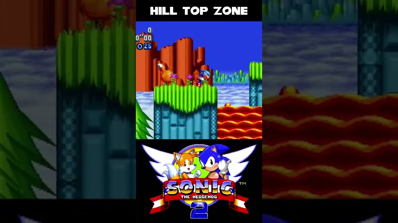 Sonic 2- Hill Top Zone #sonic #sonicthehedgehog #sonic2 #cover #videog