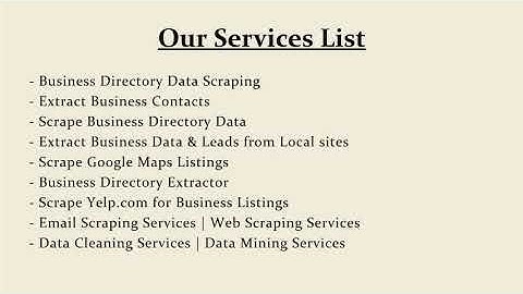 Scraping Dental Directories for Dentists List