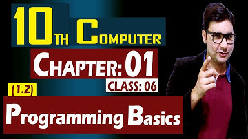 (1.2) Programming Basics | 10th Computer | Chapter 01 | Class 06 | by Syed Bakht