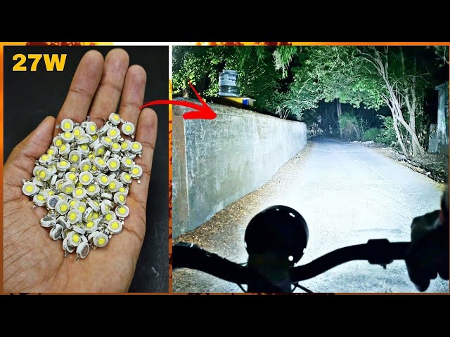 How to make a very cheap & easy 10W LED Light 12V at home 