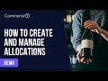 How to create and manage allocations  commerce7