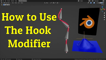 Hoe de hook-modifier te gebruiken | Blender 3.1 Tutorial