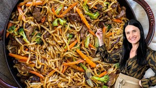 Beef Lo Mein (Quick, Easy & SOOO GOOD)