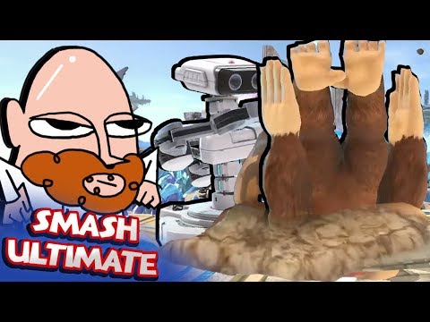 R.O.B.'s New Grounding Down Throw Looks Amazing! - Super Smash Bros Ultimate
