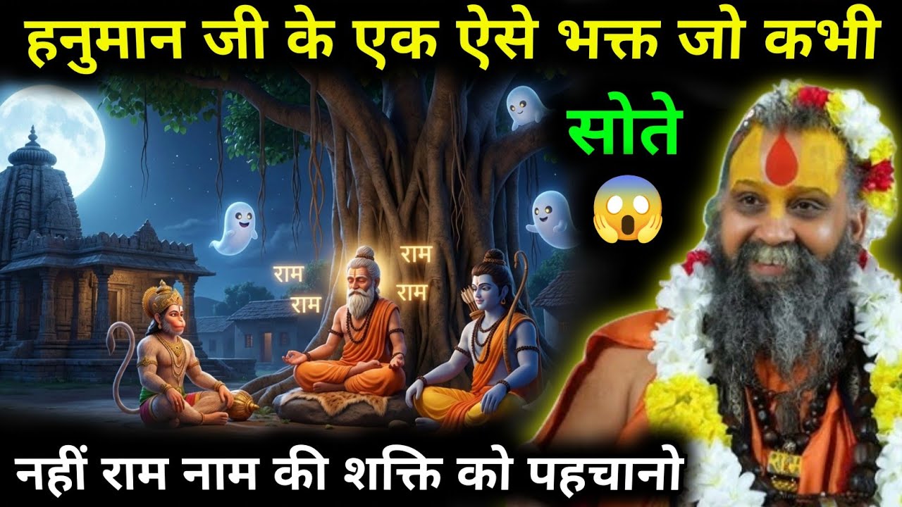 सत्य घटना 🙏हनुमान जी के एक ऐसे भक्त जो कभी सोते नहीं राम नाम की शक्ति को पहचानो Shri Rajendra Das Ji