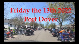 Friday  the 13th  Massive Motorcycle Rally  Port Dover 2022 #hell angels