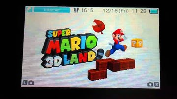 Super Mario 3d land per-loading screen