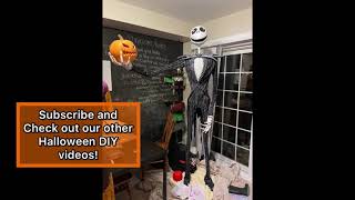 Halloween DIY: Making Jack Skellington from Nightmare Before Christmas