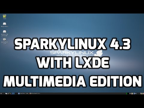 SparkyLinux 4.3 Multimedia Edition with LXDE Desktop