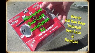 How to Drill your door for Door Knobs and Deadbolts