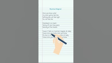 Thumbnail of Mystical Magical Lyrics Song by Benson Boone #mysticalmagical #Benson #musiclyrics #music #hit