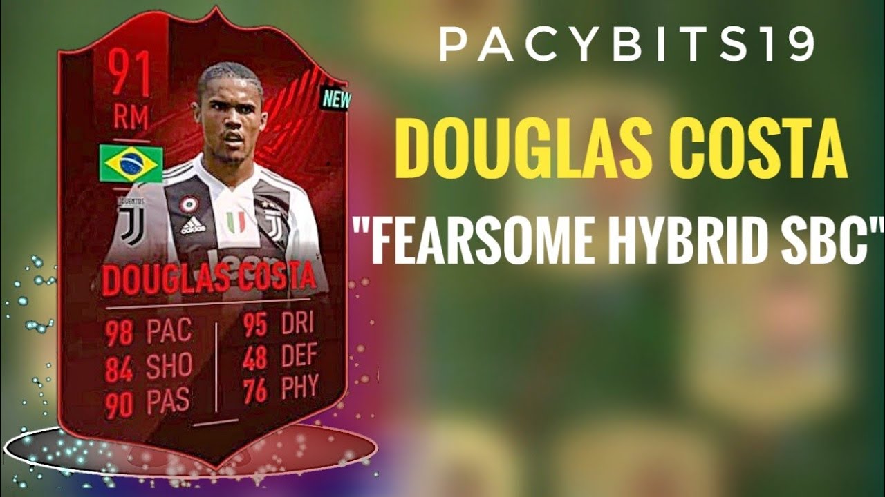 pacybits19 DOUGLAS COSTA FEARSOME HYBRID sbc.