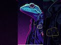 #synthwave Space Gecko
