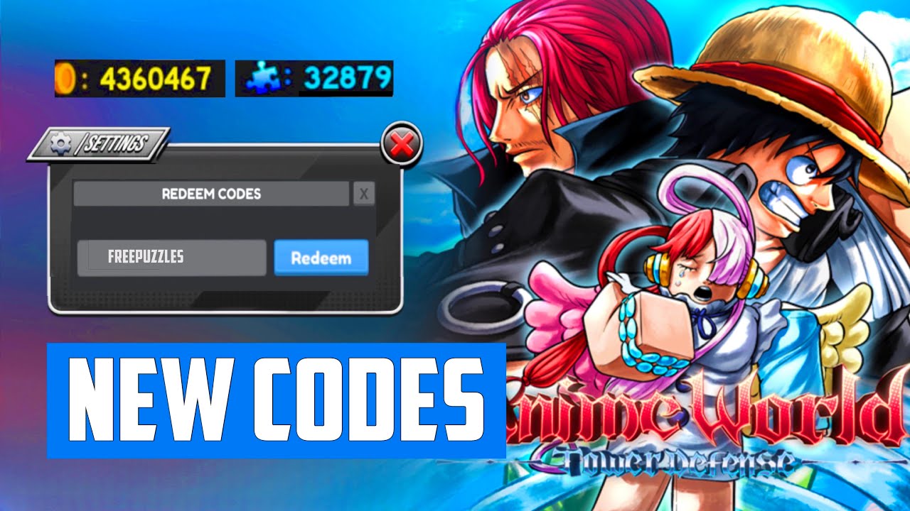 NEW* ALL UPDATE 11.5 CODES FOR ANIME WORLD TOWER DEFENSE! ROBLOX ANIME  WORLD TOWER DEFENSE CODES 