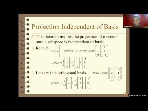 Orthogonalan Decomposition Theorem