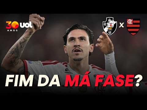 PEDRO MARCA DE CABEÇA E ABRE O PLACAR PARA O FLAMENGO CONTRA O VASCO NO CLÁSSICO
