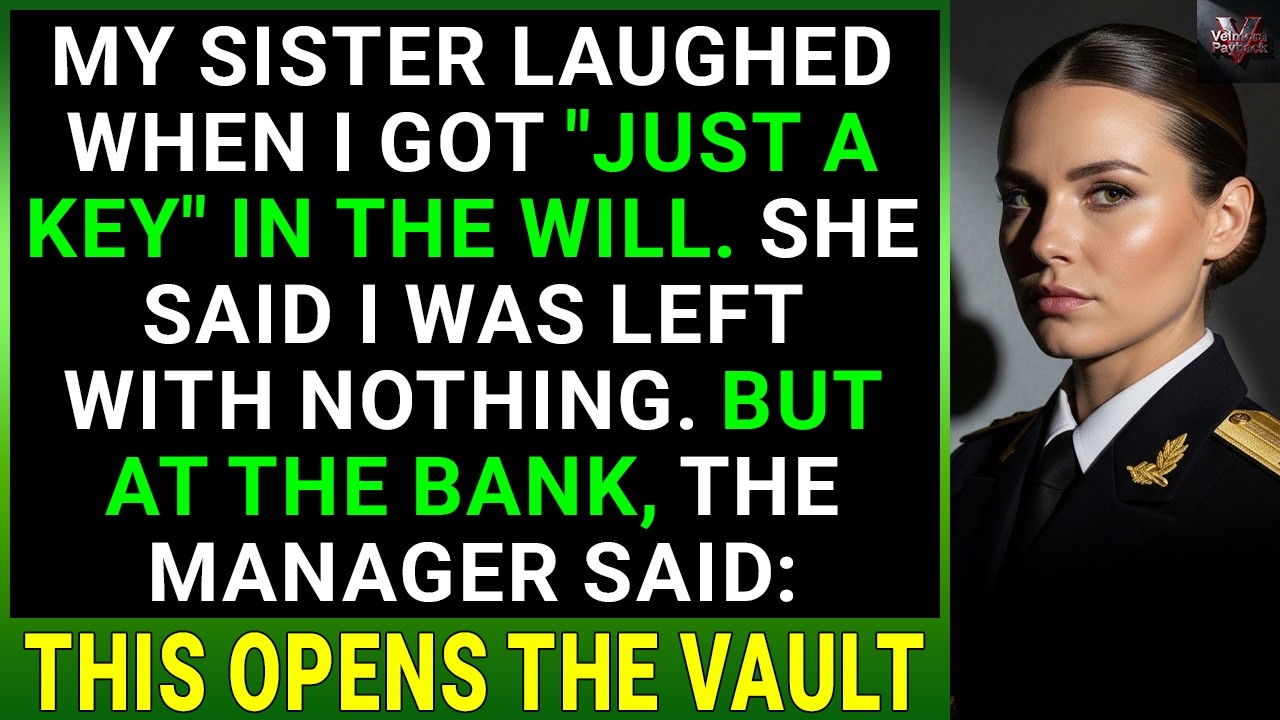 My Sister Laughed When I Got 'Just a Key'—Then the Bank Manager Opened the Vault