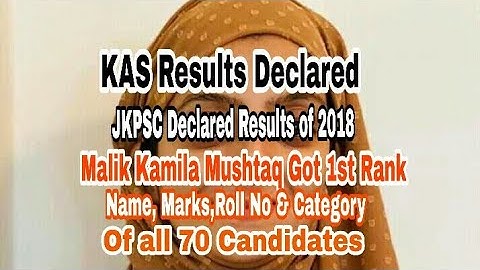 JKPSC KAS Results Declared Yesterday|| 264 Candidates Got Selected By PSC For KAS ||