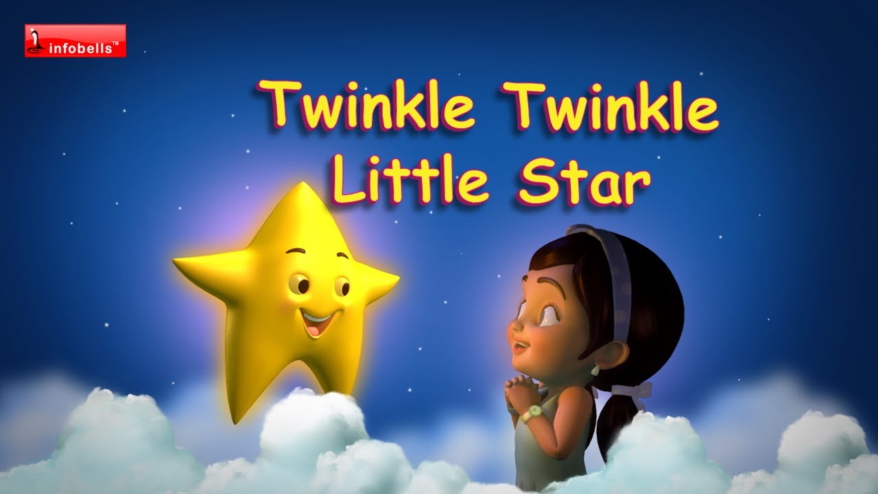 Twinkle Twinkle Little Star with lyrics  Kids Nursery Rhyme with free  Activities!