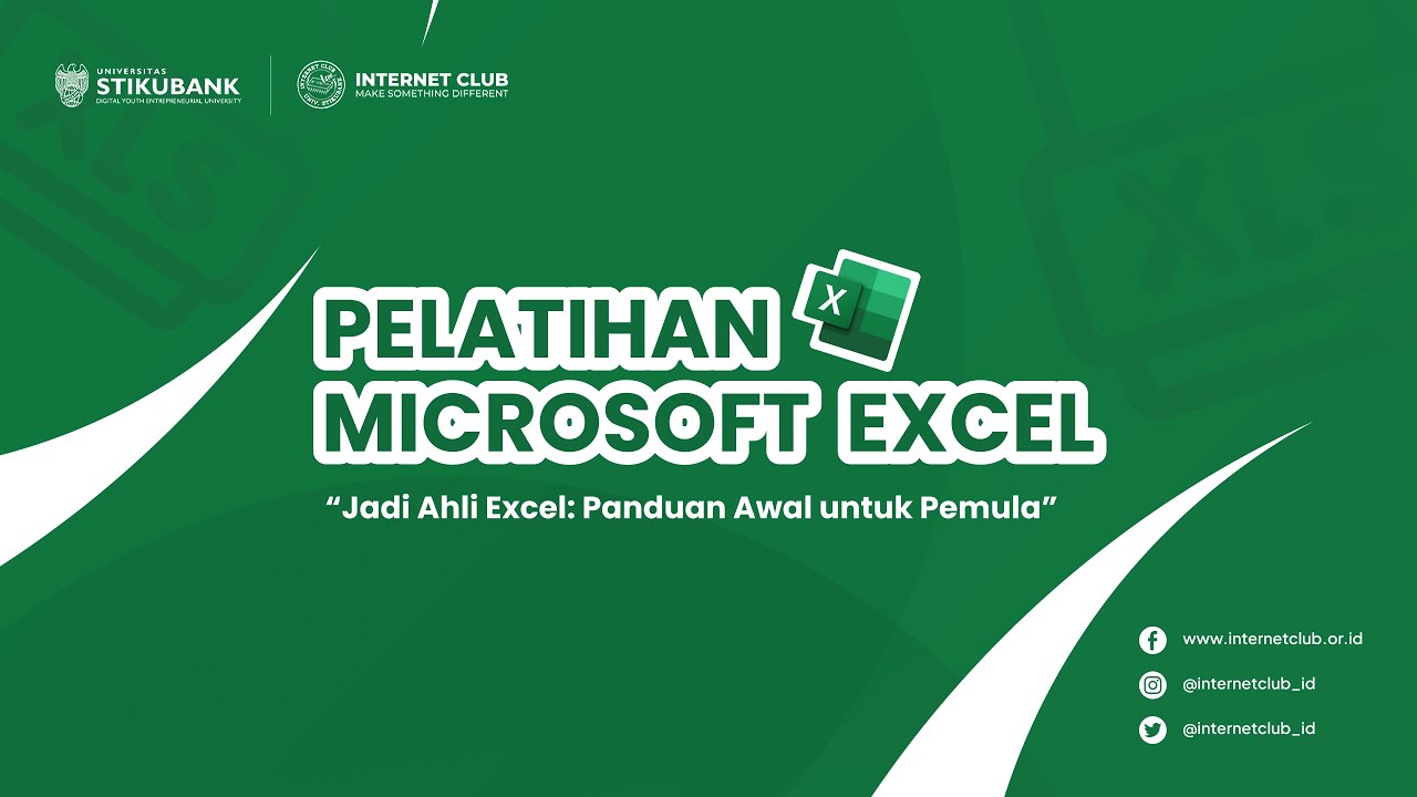 Pelatihan Excel 2023 - Jadi Ahli Excel: Panduan Awal untuk Pemula