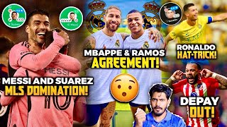 Mbappe & Ramos Madrid Agreement, Messi & Suarez vs New York RB, Ronaldo Hattrick vs Al waheda.