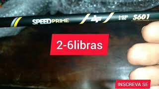 Ultra Light Pesca Vara 2-6 Libras Molinete
