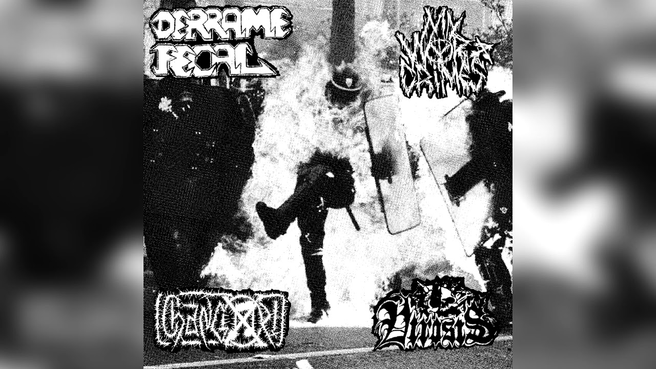 DERRAME FECAL / CHANGOZ! / MY WAR CRIMES / VIROSIS (4-way noisecore split 2019)