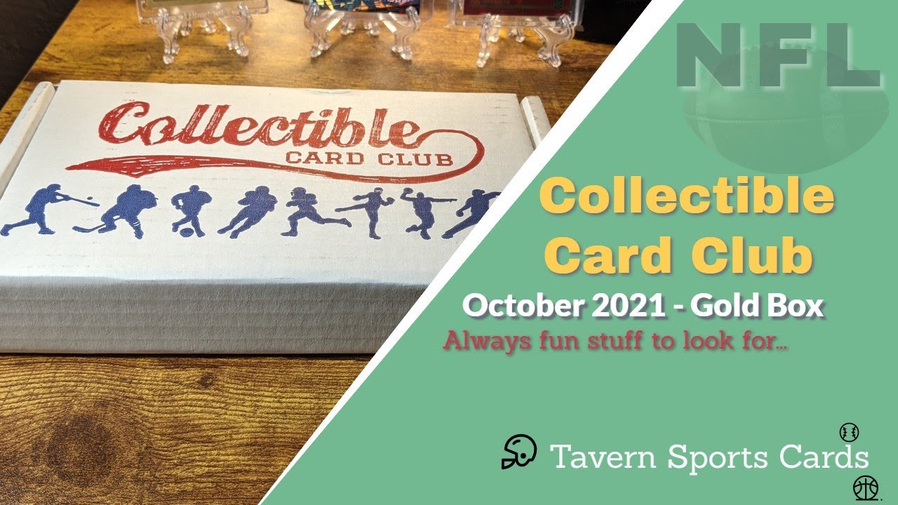 Collectible Card Club Gold Box October 2021 YouTube