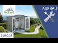 Vidéo: Abri métal Europa T2 172X156cm extérieur