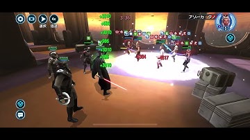 SWGOH Darth Vader, Echo beats JMK w/ CAT