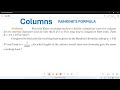 Columns:13//Numerical Problem based on comparison of Rankin's and Euler's Formula