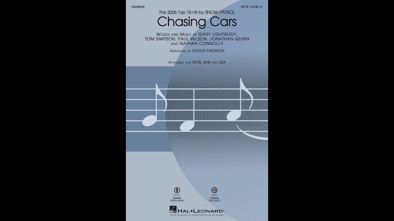 Snow Patrol: Chasing Cars: (Arr. Roger Emerson): Gemischter Chor mit  Begleitung