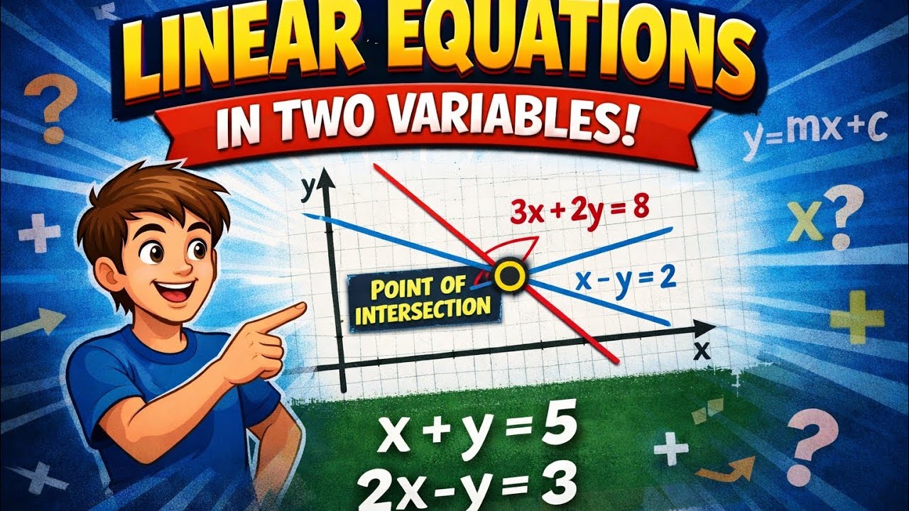 Linear equation in two variable class X, elimination method, substitution method,# the maths artist 
