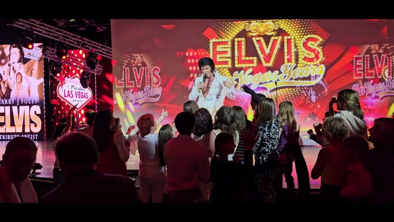 Elvis Presley lookalike (Garry J.Foley) on MSC World Europa (26.03.2024)