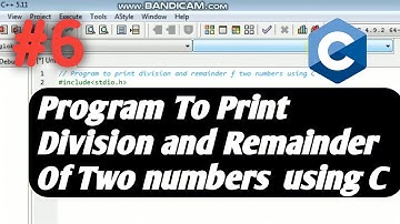 Program To Print Quotient And Remainder Using C  program to compute quotient and reminder