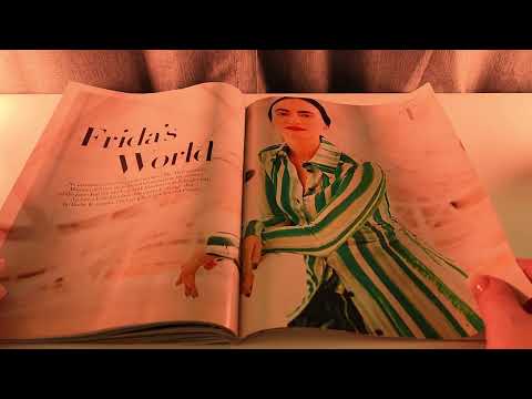 Unlocking Concentration and Relaxation with ASMR Magazine Flips - No Talking