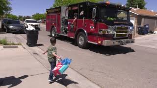 BCSO BCFD Birthday Parade for Elijah