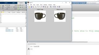 How to flip an image using matlab