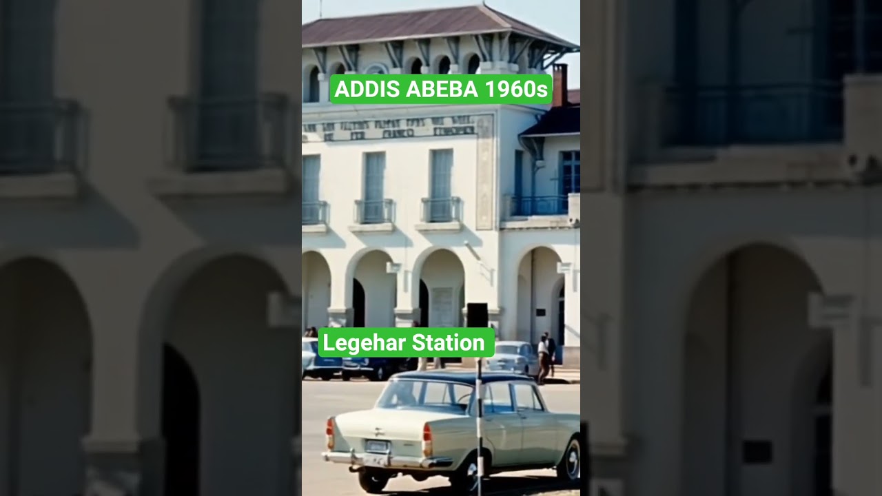 Vintage Legehar Station Rare Footage Addis Ababa 1960s 