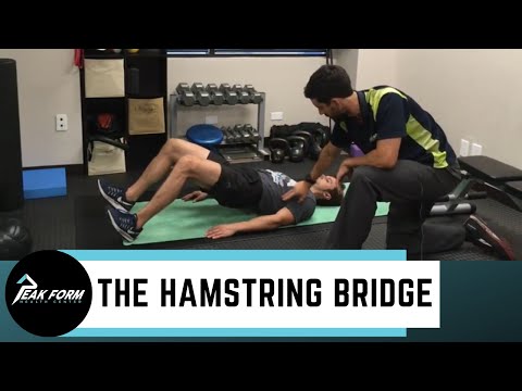 How to Perform a Hamstring Bridge- San Diego Chiropractor