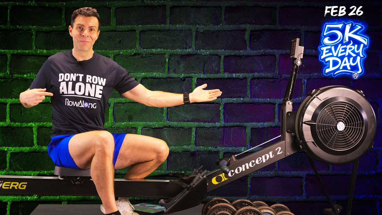 Row Along: Feb 26 – 25 min Rowing Machine Workout | Racing Stories & Rowing Technique