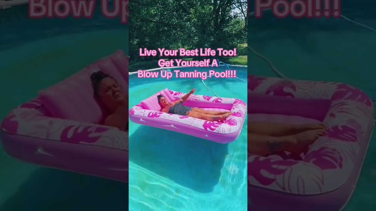 Discover the ultimate floating pool experience 