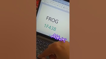 Frog 🐸 in Ms word #shorttrick #tech #computertricks#pctips #laptop #tricks#computer #technology#frog