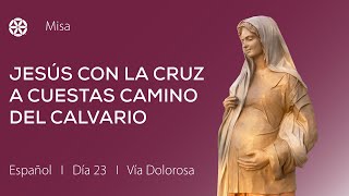 23 de octubre. Celebración Eucarística, Séptima estación, Vía Dolorosa, Jerusalén.