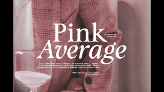 Pink Average Font Download