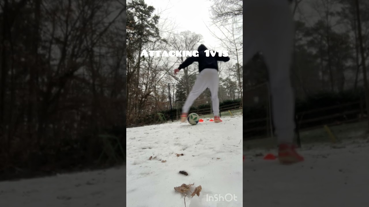 Ball kept slipping on the ice lol 