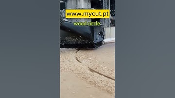 CNC Cutting: Wood Circles! #shorts #cnc #woodworking