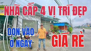 MS 10127 | Cần tiền bán gấp căn nhà cấp 4 mới 100% – vị trí đẹp, giá rẻ, dọn vào ở ngay!