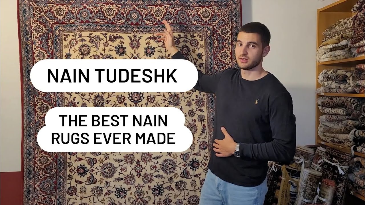 Antique Nain Tudeshk - The best Persian Nain carpets ever made!